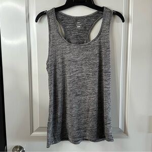 LEG3ND Heathered Black Racerback Performance Tank | Small